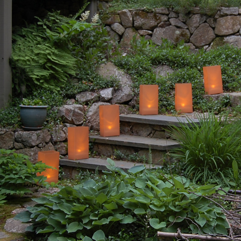 Ensemble de luminaires à énergie solaire, Brun clair