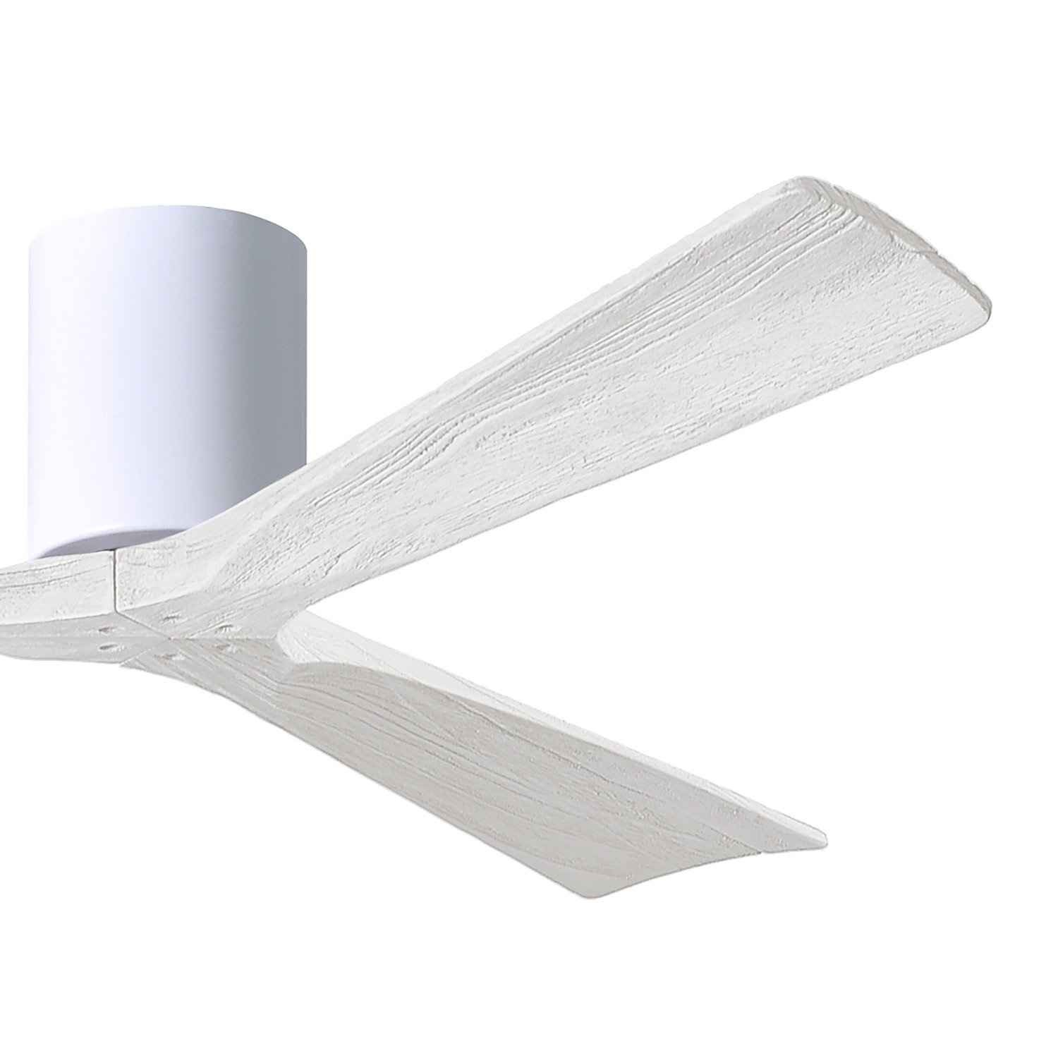 Olivier Ceiling Fan, Gloss White, 72", Matte White