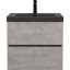Meuble-lavabo mural 24 po avec lavabo et rangement mural moderne