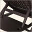 Charmante chaise longue en résine de polypropylène pour se détendre à l'extérieur