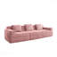 Canapé modulaire sans siège à 3 places - tissu velours côtelé, canapé Cloud, siège très profond, coussins décoratifs-323401618-323401620-323401622