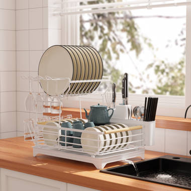 AURSK Bamboo Dish Rack