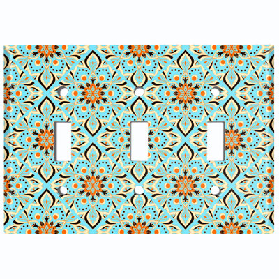 Patterned Toggle Light Switch Standard Wall Plate