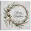 Élégante œuvre de guirlande de Noël, photos de vestibule, impression sur toile encadrée-132863084-132863083