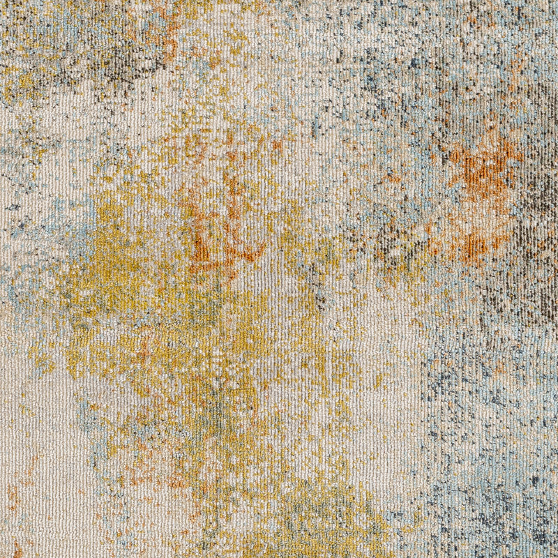 Abstract Indoor Rug, Rectangle 6'7" x 9'