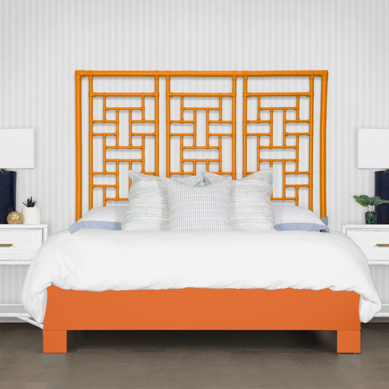 Lit plateforme Ohana, Très grand, Citrus Orange