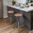 Swivel Counter Stool with Metal Frame-988352405-951660729