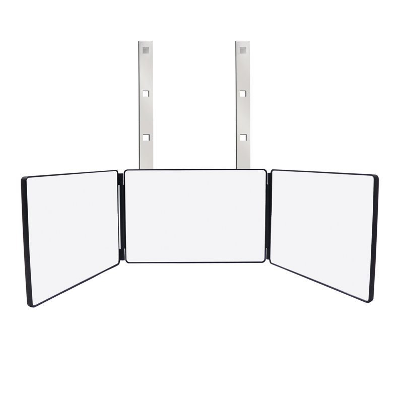 Onondaga Flat Wall Mirror with Hooks