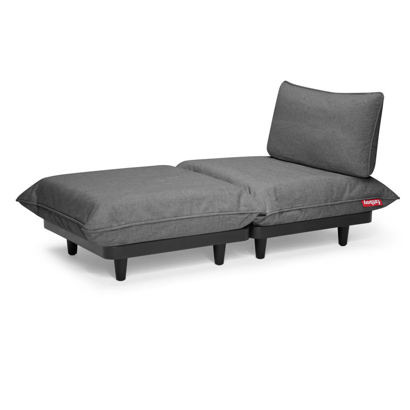 Paletti Daybed Outdoor Lounger, Rock Gray