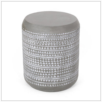 Table d'appoint d'extérieur en béton léger