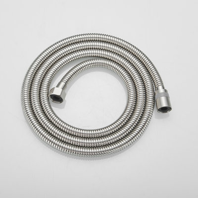 59 In. (5 Ft.) Stainless Steel Replacement Shower Hose For Hand Held Shower Heads With Brass Insert In Brushed Gold
