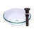 Novatto 16.5'' Clear Glass Circular Bathroom Sink-95974077