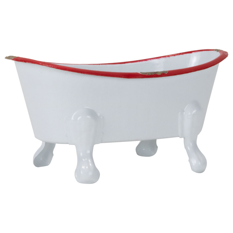 Mini porte-savon Kamel, Blanc / rouge