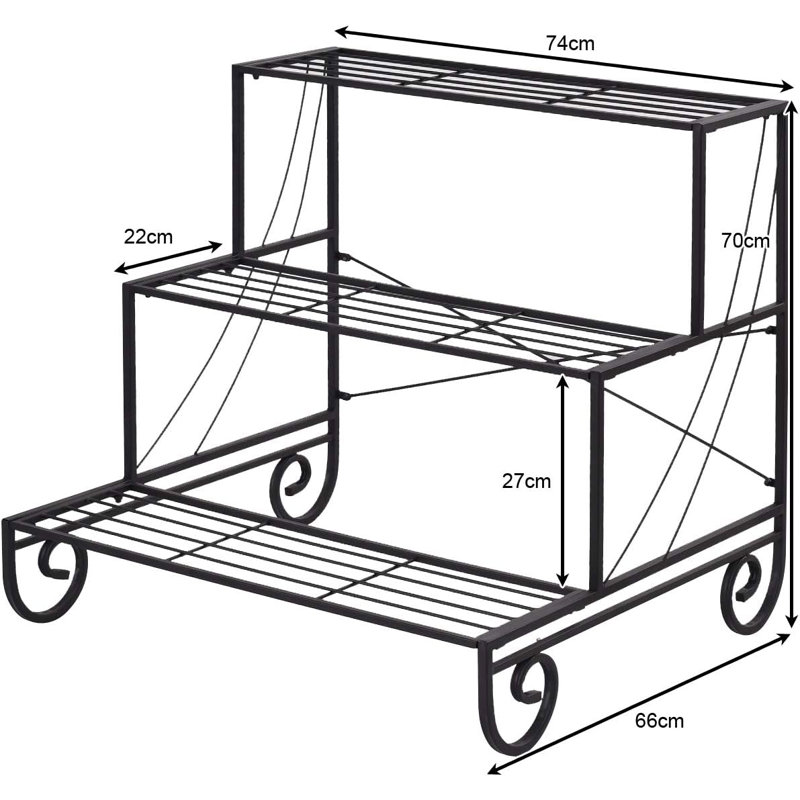 Kendleshire Metal Weather Resistant Plant Stand