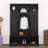Hall Tree With Bench And Shoe Storage, Hall Tree With Adjustable Shelves, Cabinets, Entryway Organizer With 7 Hooks-1118997327