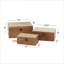 Ensemble de boîtes décoratives en bois 3 pièces