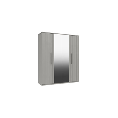Mcginley 4 Door Manufactured Wood Wardrobe