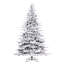Sapin de Noël blanc givré-2030673565