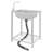 Stainless Steel Free Standing Single Bowl Kitchen Sink