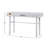 Metal Vanity Desk with One Drawer, White-1145067495
