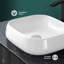 Lavabo vasque carré en céramique Château 18