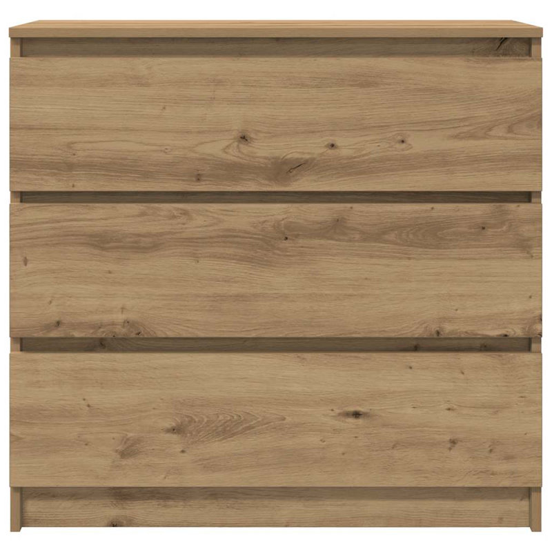 Sideboard 80X35x76 Cm Engineered Wood, Artisan Oak