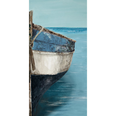 Mediterranean Boats V Print by Barclay Butera