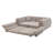Chenille Striped Compression Sofa with 2 pillows-377285015