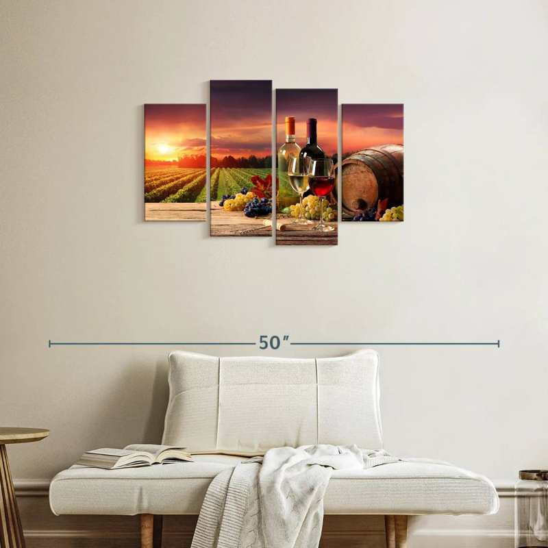 Yarlin Wine Vineyard Vista, H 22 po x l 36 po