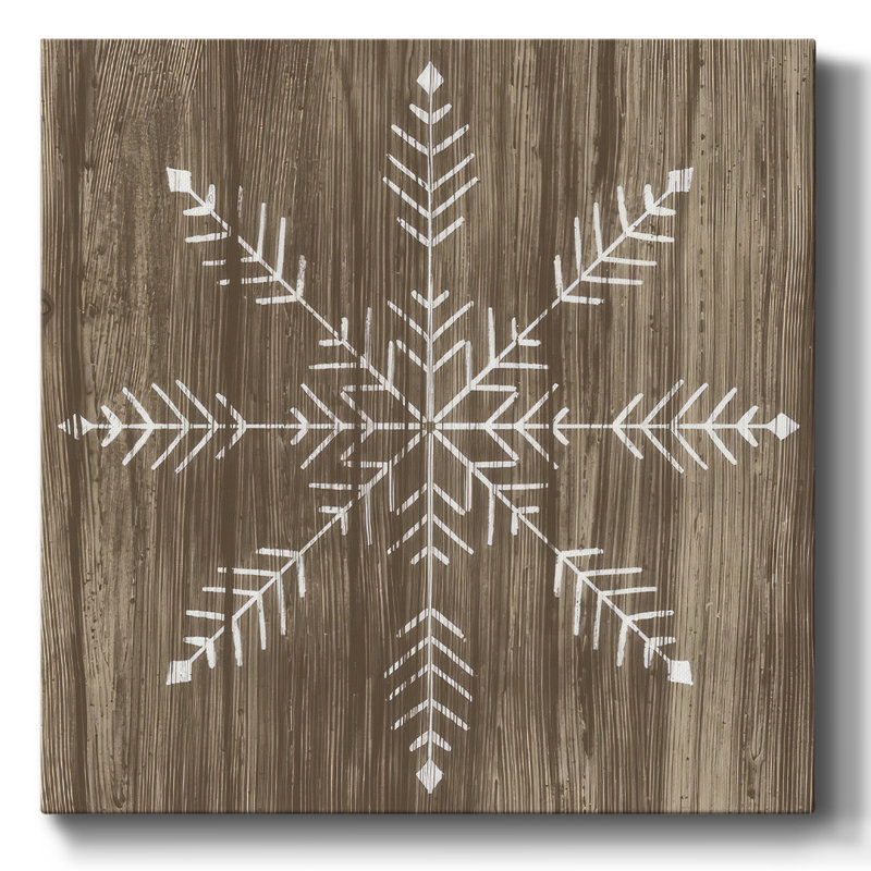 Impression sur toile Barnwood Wonderland IV, H 8 po x l 8 po x P 1,5 po