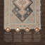Tapis oriental ivoire / bleu Ambrah-960243579