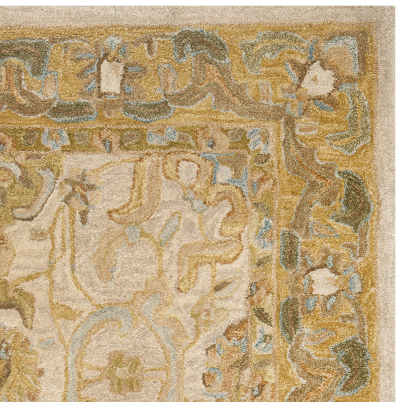 Tapis oriental en laine touffeté à la main Tingley, Rectangle 3 pi x 5 pi
