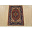 Tapis oriental traditionnel en laine rouge noué à la main 2 pi 1 po x 3 pi Heriz