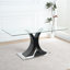 Table en verre de style moderne