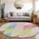 Premium Machine Washable Prisco Pink Rug