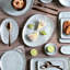 Assiette plate en grès de 12,2 po Pistache