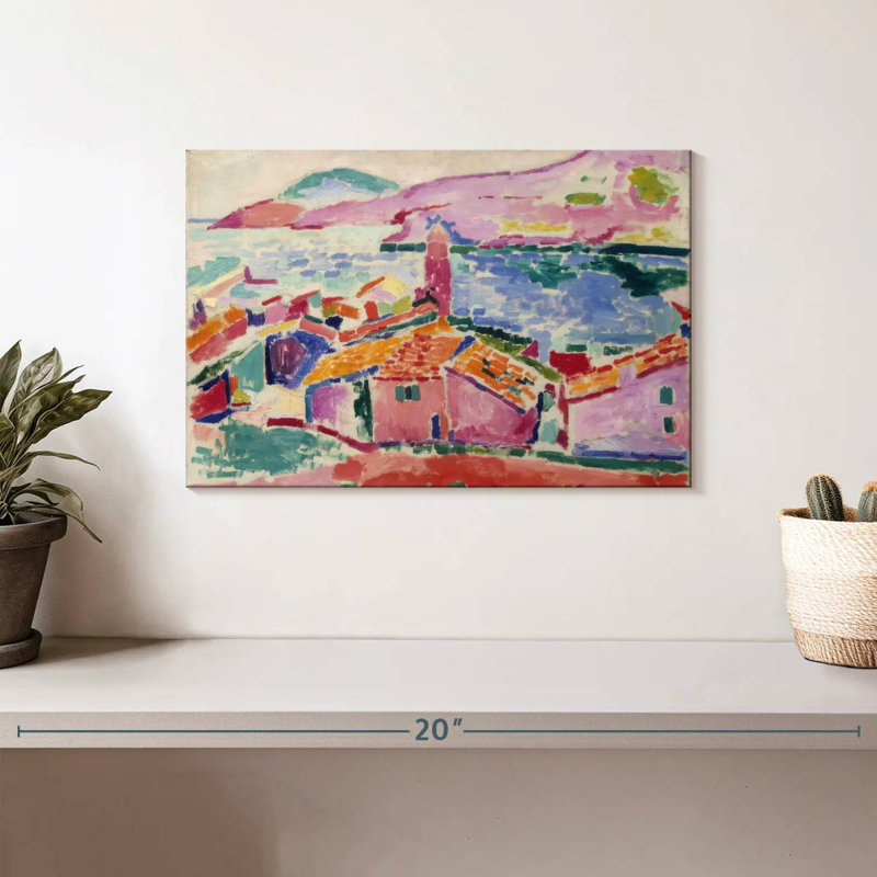 Alvord View Of Collioure, 8" H x 12" W