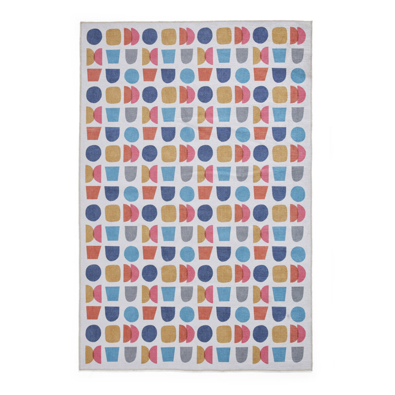 Catherine Lansfield Geometric Shapes Area Rug, Rectangle 152 x 230 cm