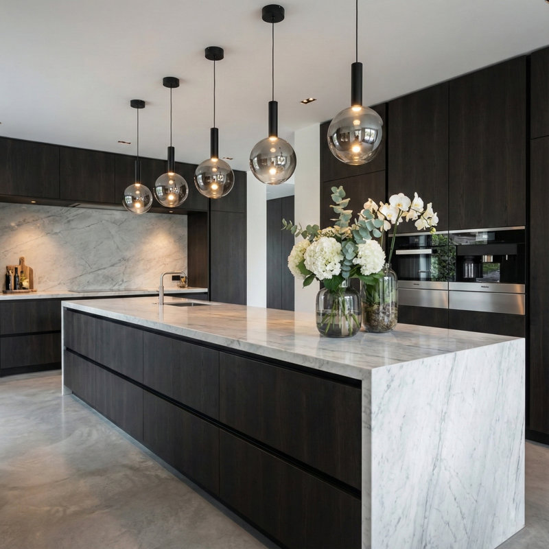 Modella 1-Light Pendant - Black