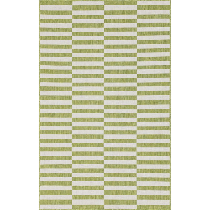 Altimari Striped Indoor Rug, Rectangle 5'1" x 8'
