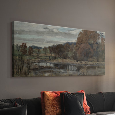 Série paysage - DCLXV III - Toile tendue avec châssis - Prêt à accrocher