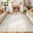 Bordered Machine Washable Area Rug with Non-Slip Backing Non-Slip Living Room Rug Easy-Cleaning Floor Carpet-926551681-926551686