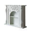 Armoire de cheminée en bois massif sculpté rétro français-1396706998