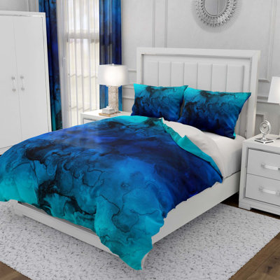 Abstract Polyester Duvet Cover