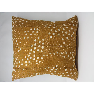 Mustard Mudcloth Pillow