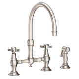 Fairfield Kitchen Bridge Faucet with Side Spray