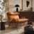 Velours orange sélectionné