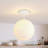 9.8 in. 1-Light Modern Globe Shade Pendant Light