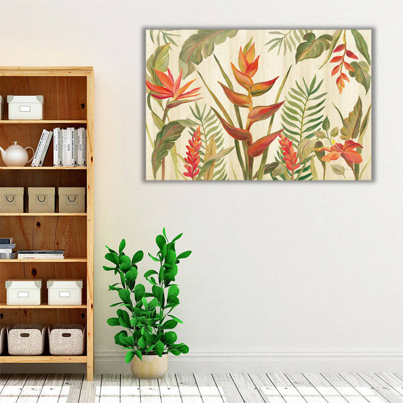 «Tropical Garden VII», reproduction d'art sur toile, H 40 po x l 60 po