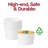6 oz Squat Paper Soup Cups - 1000 Cups